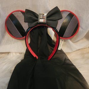 *NEW* Star Wars Darth Vader Minnie Mouse Ears Headband